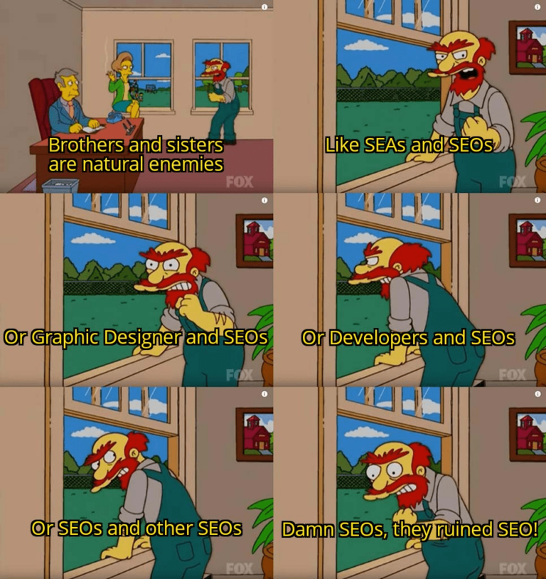 SEO Simpsons Meme
