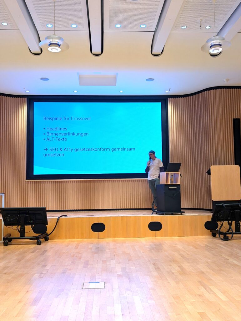 Boris mit einem Beispiel von Barrierefreiheit